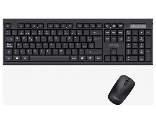 APPROX Teclado+raton inal. MX410 Negro