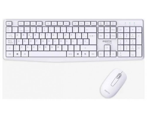 APPROX Teclado+raton inalamb X420W 1000DPI Blanco