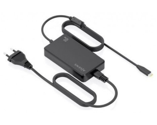 AISENS - CARGADOR DE SOBREMESA GaN 90W PD3.0 1XUSB-C 1.8M, NEGRO