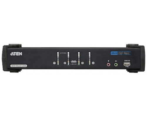 Aten CS1784A interruptor KVM Negro (Espera 4 dias)