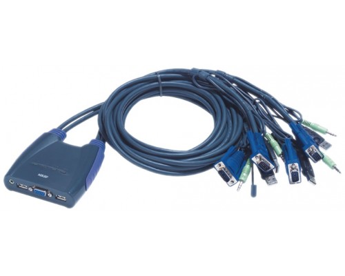 Aten CS64US interruptor KVM Azul (Espera 4 dias)