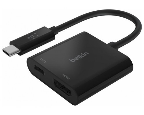 Adaptador Belkin Avc002btbk Usb-c A Hdmi + Carga 60w