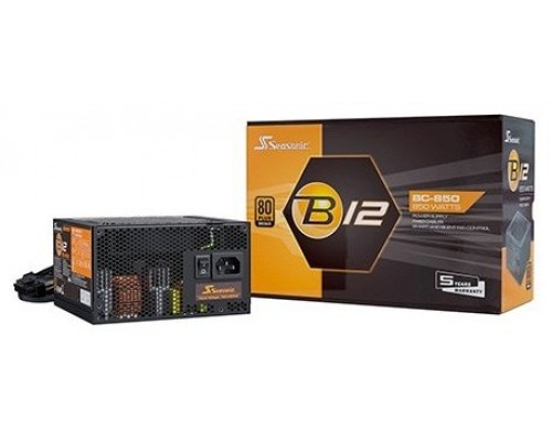 Seasonic B12 BC unidad de fuente de alimentación 850 W 20+4 pin ATX ATX Negro (Espera 4 dias)