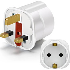 ADAPTADOR DE VIAJE UNIVERSAL A TIPO ALEMAN BLANCO AIGOSTAR (Espera 4 dias) ADAPTADOR DE VIAJE UNIVERSAL A TIPO ALEMAN BLANCO AIGOSTAR (Espera 4 dias)