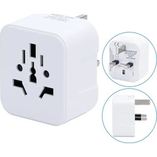 ADAPTADOR DE VIAJE UNIVERSAL A TIPO BRITANICO BLANCO AIGOSTAR (Espera 4 dias) ADAPTADOR DE VIAJE UNIVERSAL A TIPO BRITANICO BLANCO AIGOSTAR (Espera 4 dias)