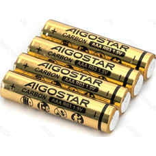 PILA DE CARBONO-ZINC R03 (AAA) 1.5V 4 UDS AIGOSTAR (Espera 4 dias) PILA DE CARBONO-ZINC R03 (AAA) 1.5V 4 UDS AIGOSTAR (Espera 4 dias)