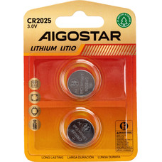 PILA DE BOTON CR2025 3V 2 UDS AIGOSTAR (Espera 4 dias) PILA DE BOTON CR2025 3V 2 UDS AIGOSTAR (Espera 4 dias)