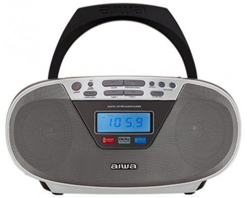 Radio Cd Bluetooth Portable Aiwa Boombox Bbtu-400sl