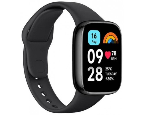 SMARTWATCH REDMI WATCH 3 ACTIVE NEGRO XIAOMI (Espera 4 dias)