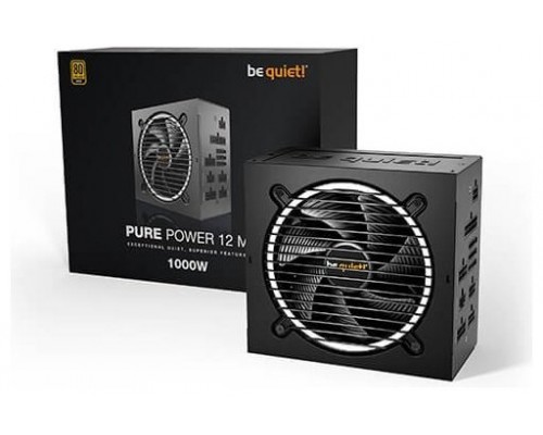 FUENTE ALIMENTACION BEQUIET PURE POWER 12M 1000W ATX 80+ GOLD