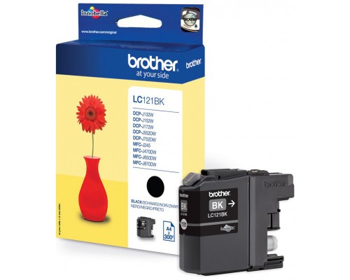 TINTA BROTHER LC-121BK  NEGRA 300 PAG (Espera 4 dias)