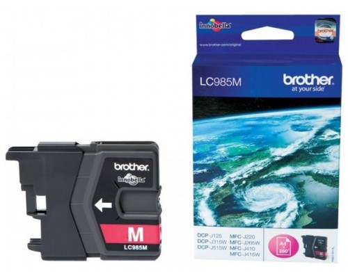 TINTA BROTHER LC-985M MAGENTA 260PAG (Espera 4 dias)