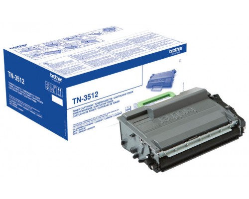 TONER BROTHER TN3512 NEGRO 12.000PAG (Espera 4 dias)