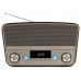 Radio Vintage Con Altavoz Aiwa Bstu-750bk Bluetooth