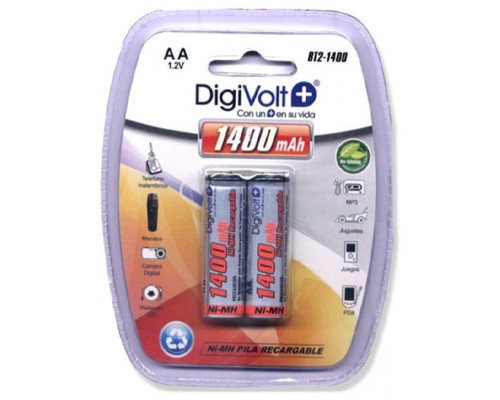 Pila Recargable Aa/r6 1400mah Bt2-1400 "blister