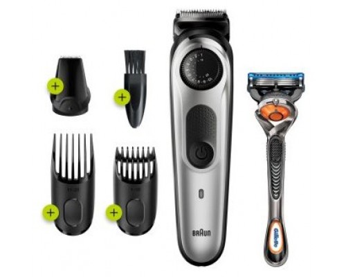 Recortadora De Barba Braun Bt5260 + Gillette F5