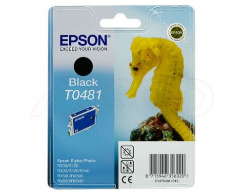 Epson Stylus Photo R-200/220/300/320/340, RX-500/600/620/640 Cartucho Negro   DESCATALOGADO