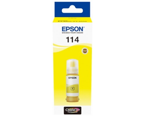 Epson Botella Tinta Ecotank 114 Amarillo