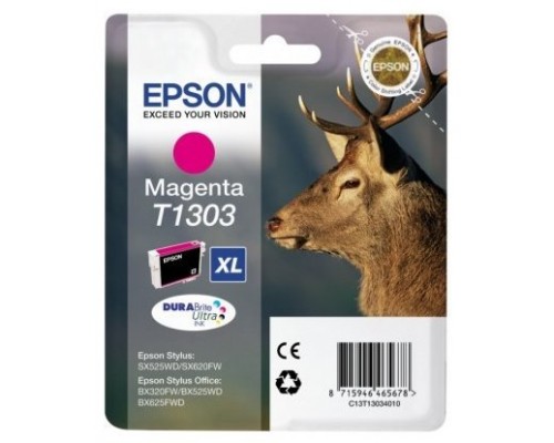 Epson Stag Cartucho T1303 magenta. Tipo de tinta