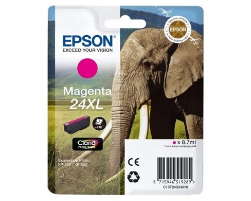 Epson Claria Photo HD Ink Cartucho Magenta 24XL