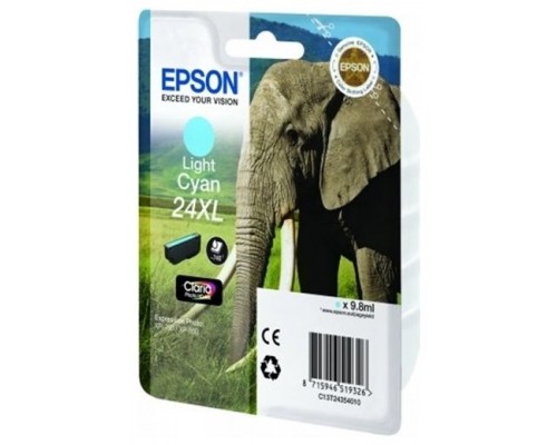 Epson Claria Photo HD Ink Cartucho Cian claro 24XL Expression Photo XP-950