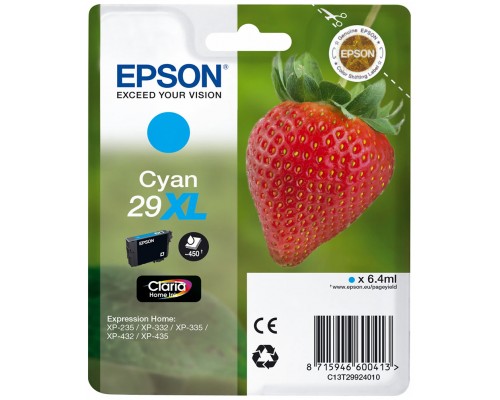 TINTA EPSON C13T29924012 Nº 29XL CIAN (Espera 4 dias)