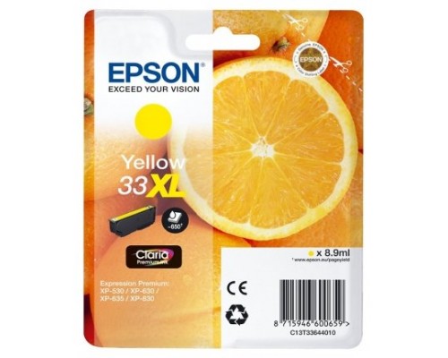 EPSON Expression Home XP-530 Cartucho Amarillo 33XL