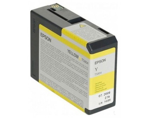 Epson Stylus Pro-3800/3880 Cartucho Amarilla (80ml)