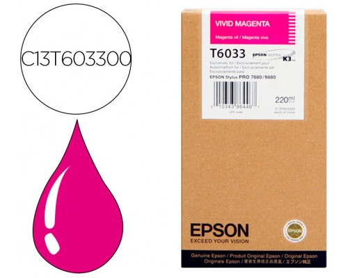 Epson GF Stylus Pro 7880/9880 Cartucho Magenta Vivo