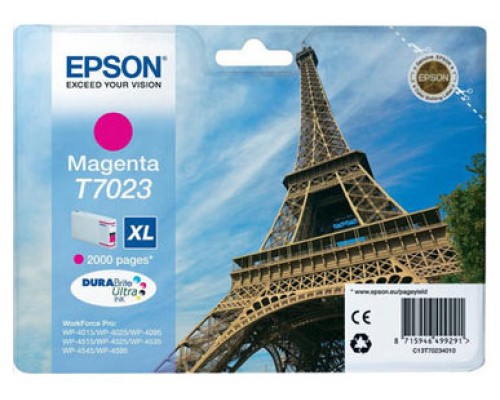 Epson WP-4000/4500 Cartucho Magenta Alta Capacidad 2.000 paginas