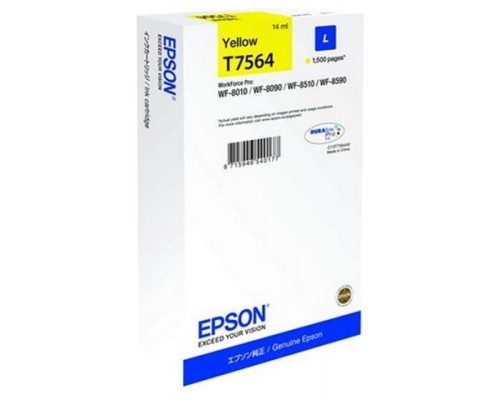 EPSON Cartucho Amarillo L 1500 pag WF-8xxx