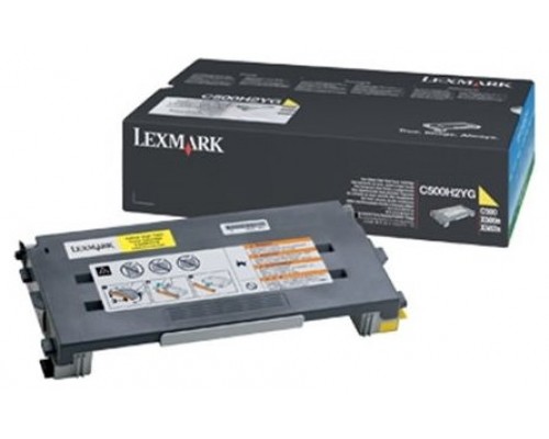 LEXMARK C-500/X500/X502 Toner Amarillo Alto Rendimiento