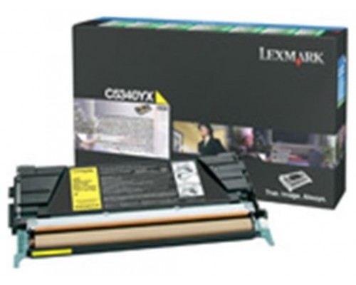 LEXMARK Toner C-534 Retornable Amarillo extra alto rendimiento