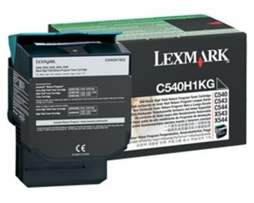 LEXMARK C540/543/544 Toner Negro Retornable Alto rendimiento