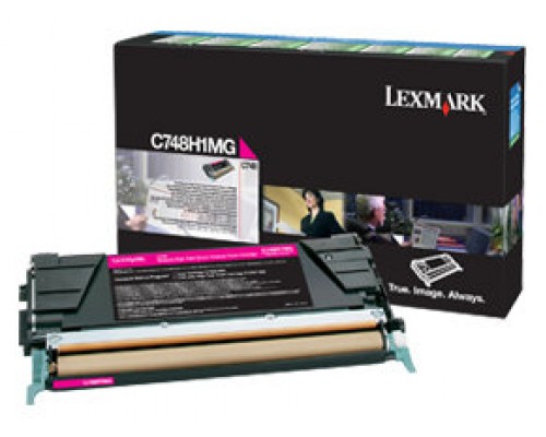 LEXMARK TONER LASER MAGENTA RETORNABLE X/748DE/748DTE/748E