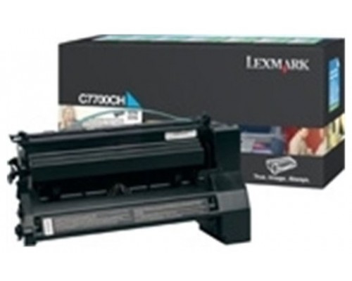 LEXMARK C-770/772 Cartucho Cian Alto Rendimiento Retornable