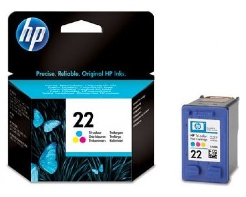 HP 22 CARTUCHO DE TINTA TRICOLOR HP22 (C9352AE) (Espera 4 dias)