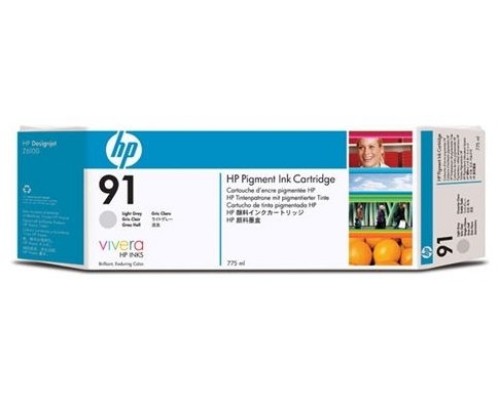 HP Designjet Z6100 Cartucho Gris claro 91 (775ml)