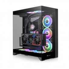 CAJA THERMALTAKE CTE E550 TG MID TOWER 2XUSB 3.0 1XUSB-C SN FUENTE NEGRO