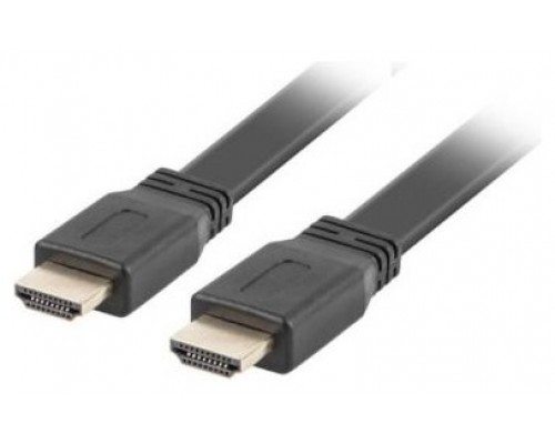 CABLE HDMI LANBERG MACHO/MACHO V2.0 4K PLANO 1.8M NEGRO