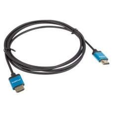 CABLE HDMI LANBERG MACHO/MACHO V2.0 4K SLIM 1M NEGRO