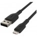 Cable Belkin Caa001bt2mbk Lightning A Usb-a Boost