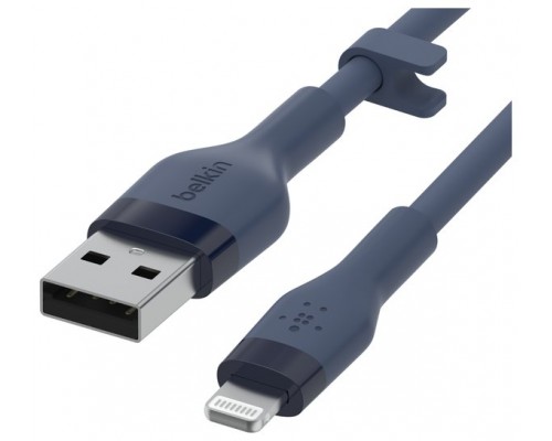 Cable Belkin Caa008bt1mbl Usb-a A Lightning Silicona