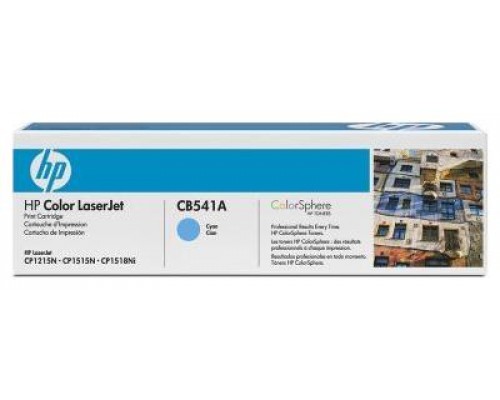 HP Laserjet CP1210/1215/1510/1515/1518NI,CM1312 Toner cian con ColorSphere Nº125A