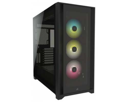 CAJA SEMITORRE ATX ICUE 5000X RGB TG BLACK CORSAIR (Espera 4 dias)