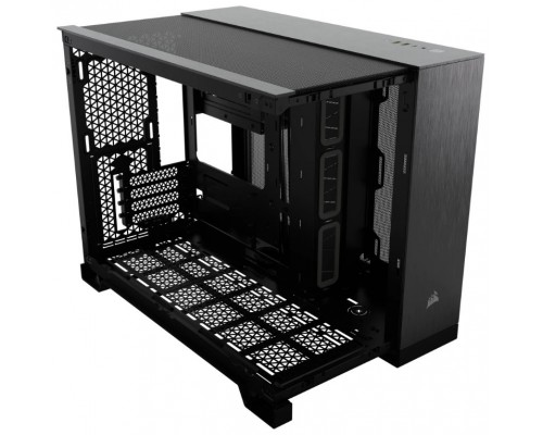 CAJA MICROATX 2500X TG BLACK/OBSIDIAN ALUMINUM CORSAIR (Espera 4 dias)