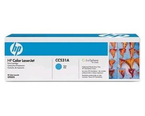 TONER HP CC531A Nº304A CIAN 2.800PAG (Espera 4 dias)