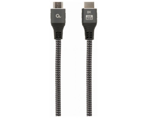 CABLE TRENZADO HDMI 2.1 8K 60HZ GEMBIRD SELECT PLUS SERIES CON ETHERNET 3M NEGRO