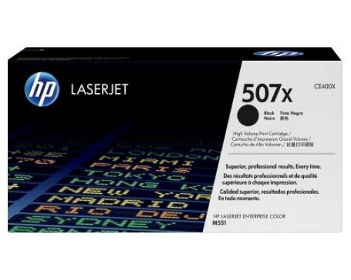 HP Laserjet 507X Toner Negro 11.000 Paginas