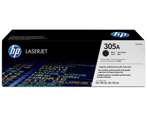 TONER HP CE410A Nº305A NEGRO 2.200PAG (Espera 4 dias)